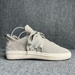 Steve Madden Lancer Sneaker Shoes Womens 8 Gray Lace Up Casual Mesh Athleisure